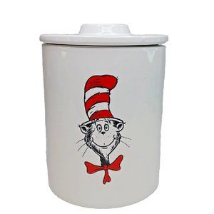 Dr Seuss The Cat In The Hat Cookie Jar - White Ceramic Cookie Jar